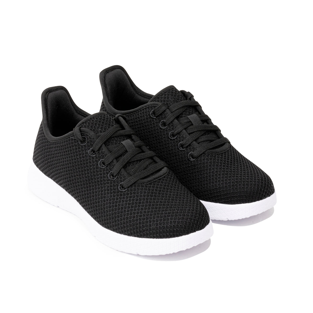 Axign River Lightweight Casual Orthotic Shoe - Black with White Sole by Axign – photo 1