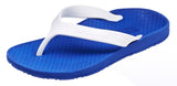 Archline Kids Orthotic Flip Flops Blue/White