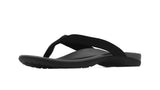 Axign Premium Orthotic Flip Flops Grey w/ Black Strap