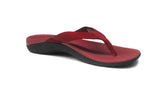 Axign Premium Orthotic Flip Flops Red