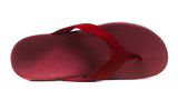Axign Premium Orthotic Flip Flops Red