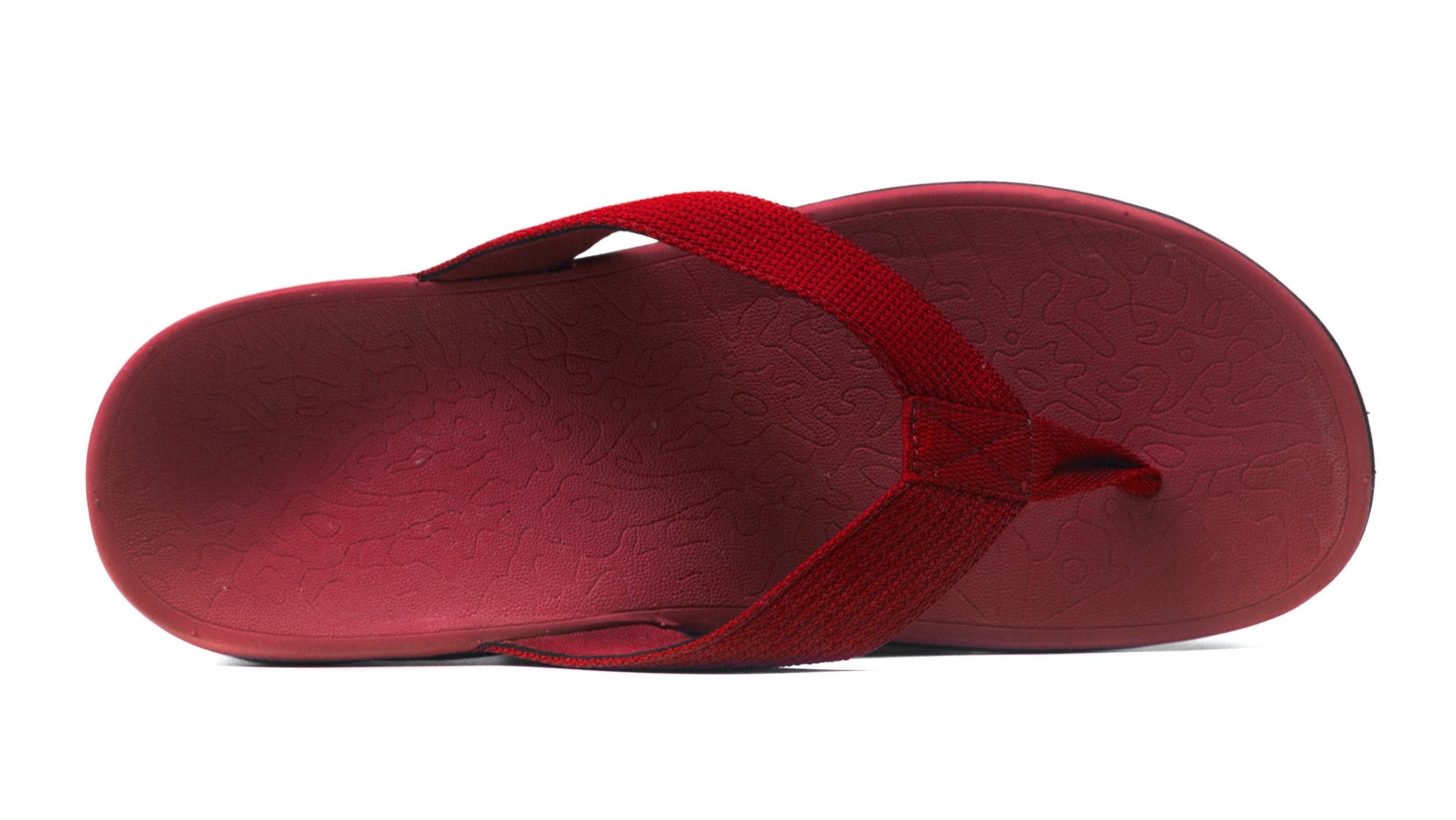 Axign Premium Orthotic Flip Flops Red