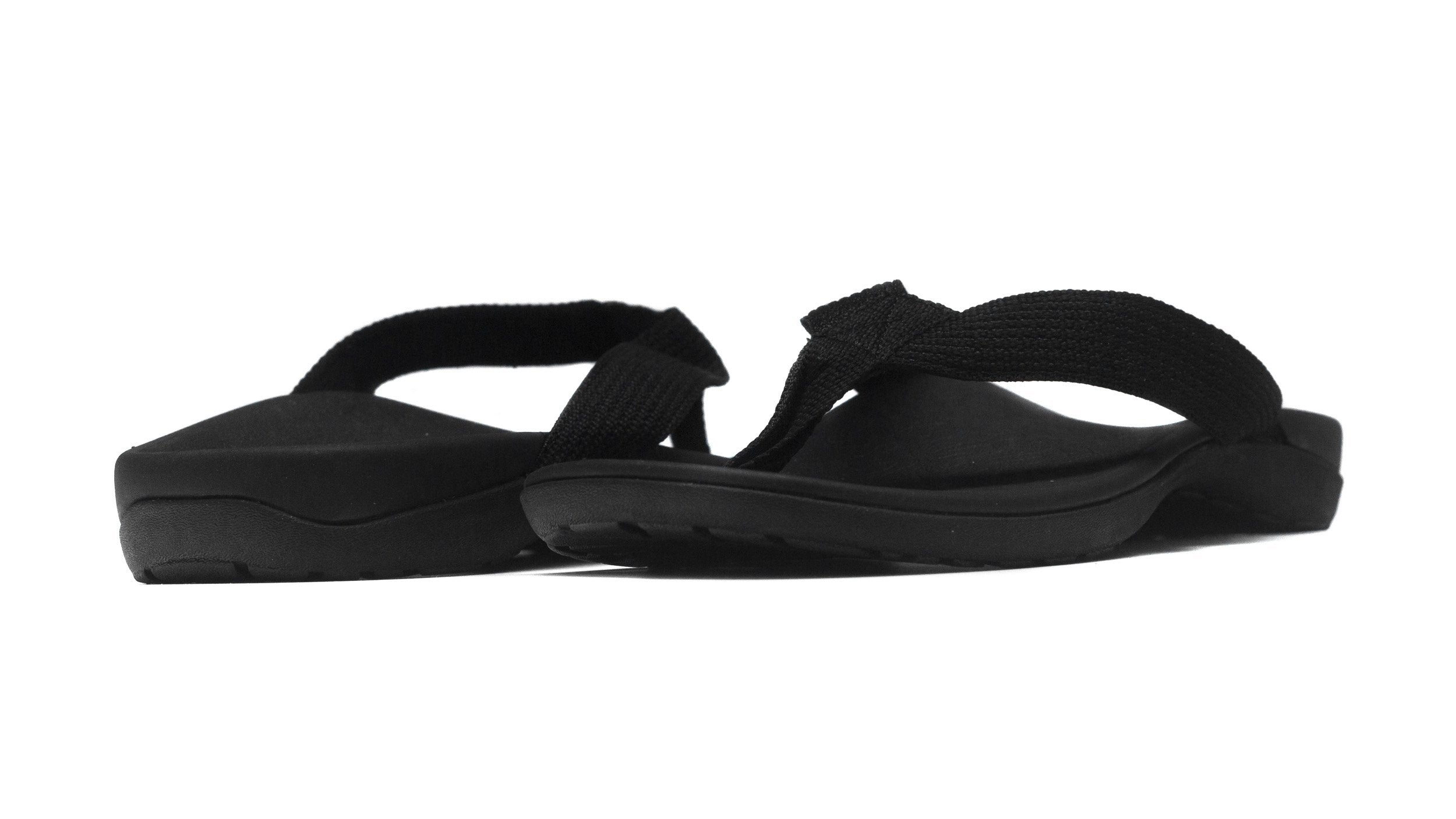 Axign Premium Orthotic Flip Flops Black
