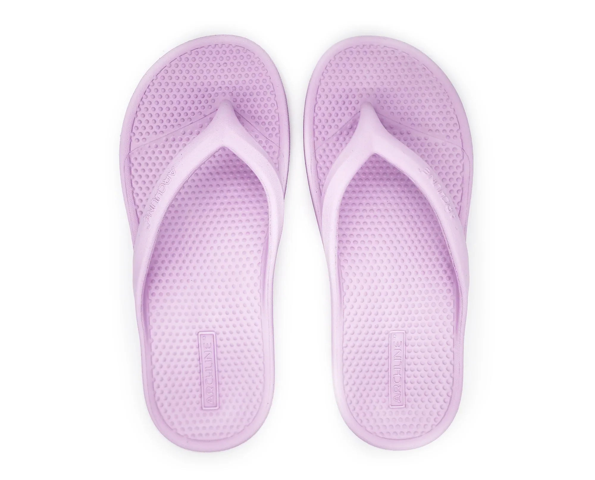 Archline Rebound Orthotic Thongs - Lilac