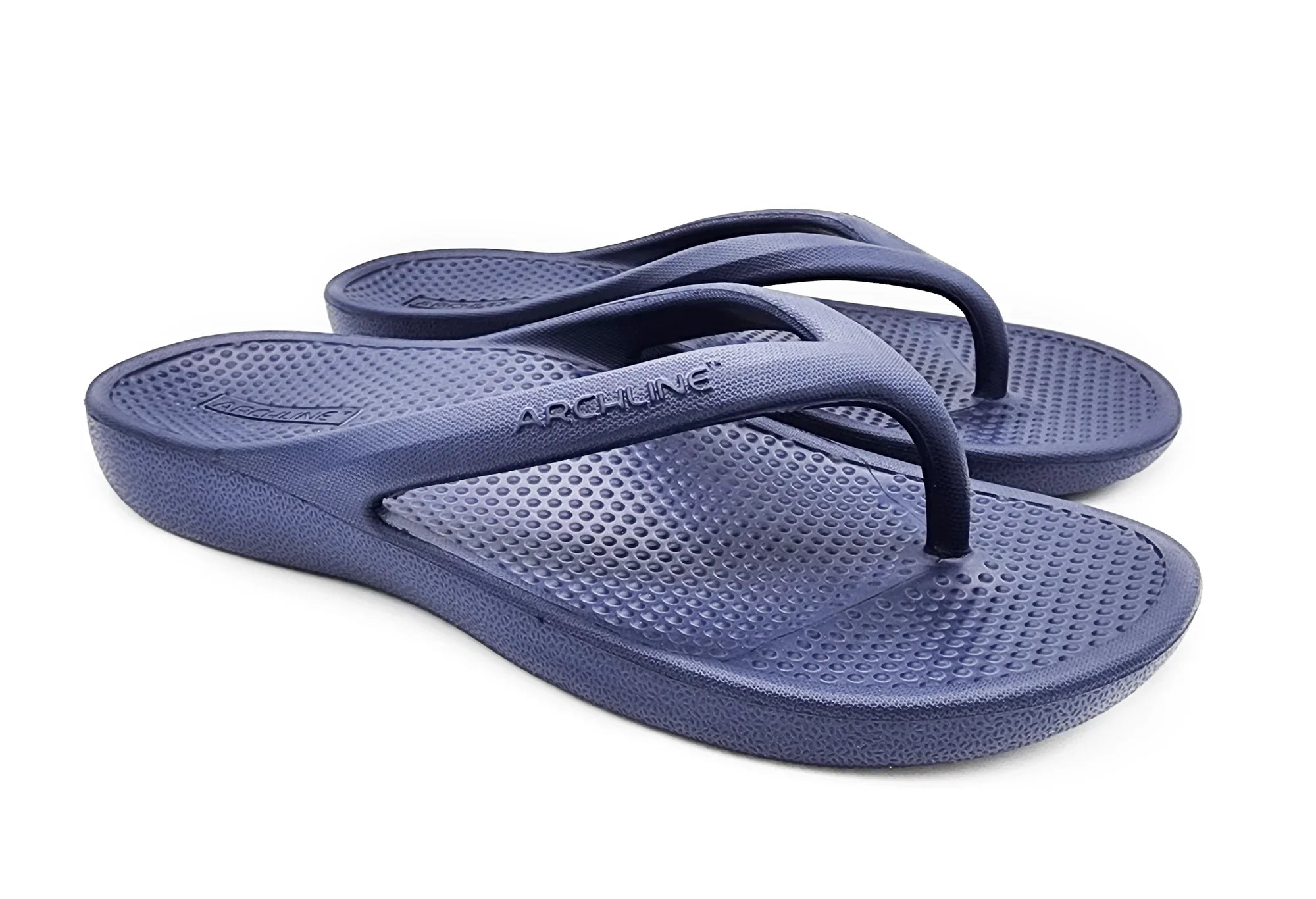 Archline Rebound Orthotic Thongs - Navy