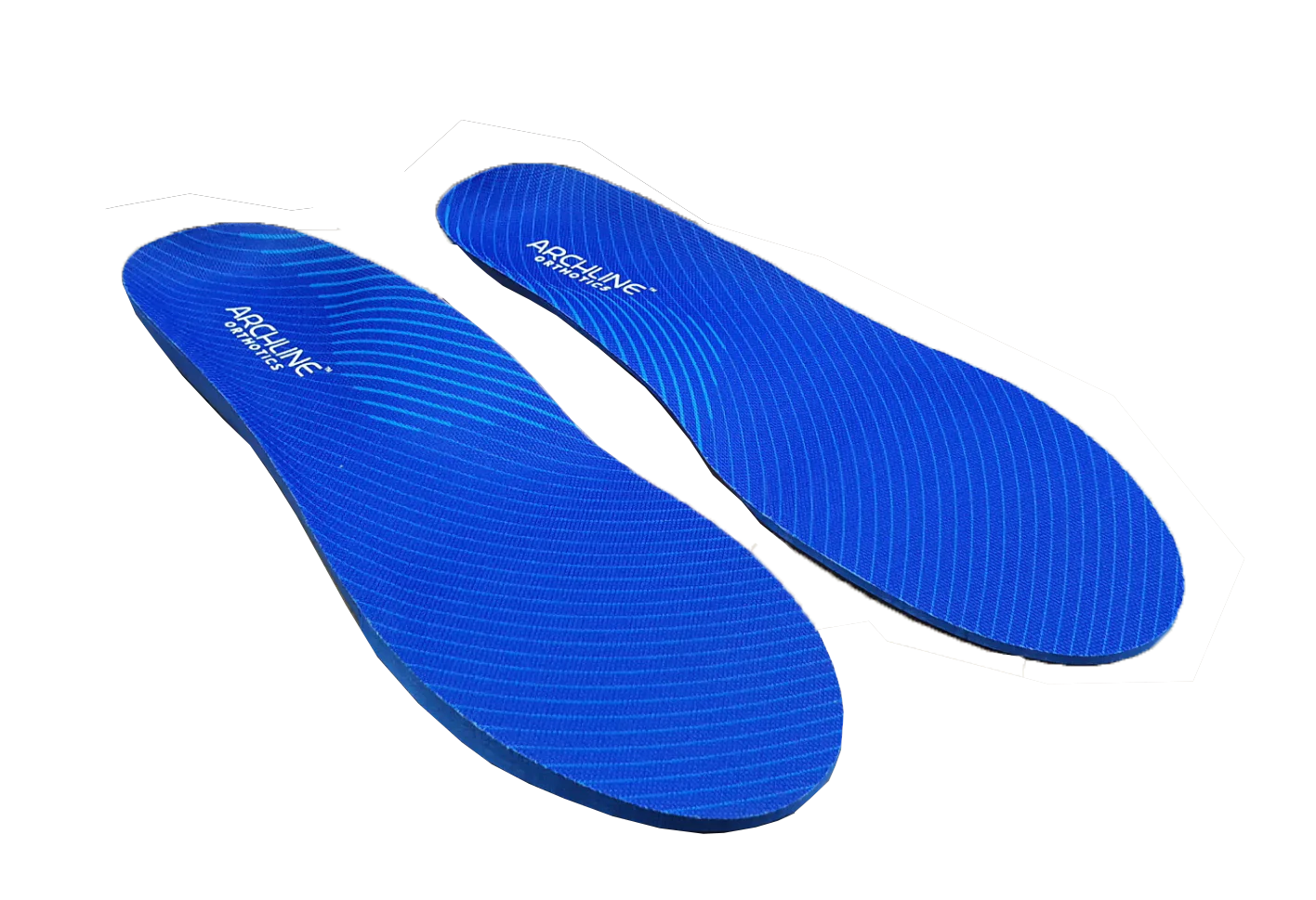 Archline Supination (High Arch) Orthotic Insoles Full Length (Unisex) Plantar Fasciitis