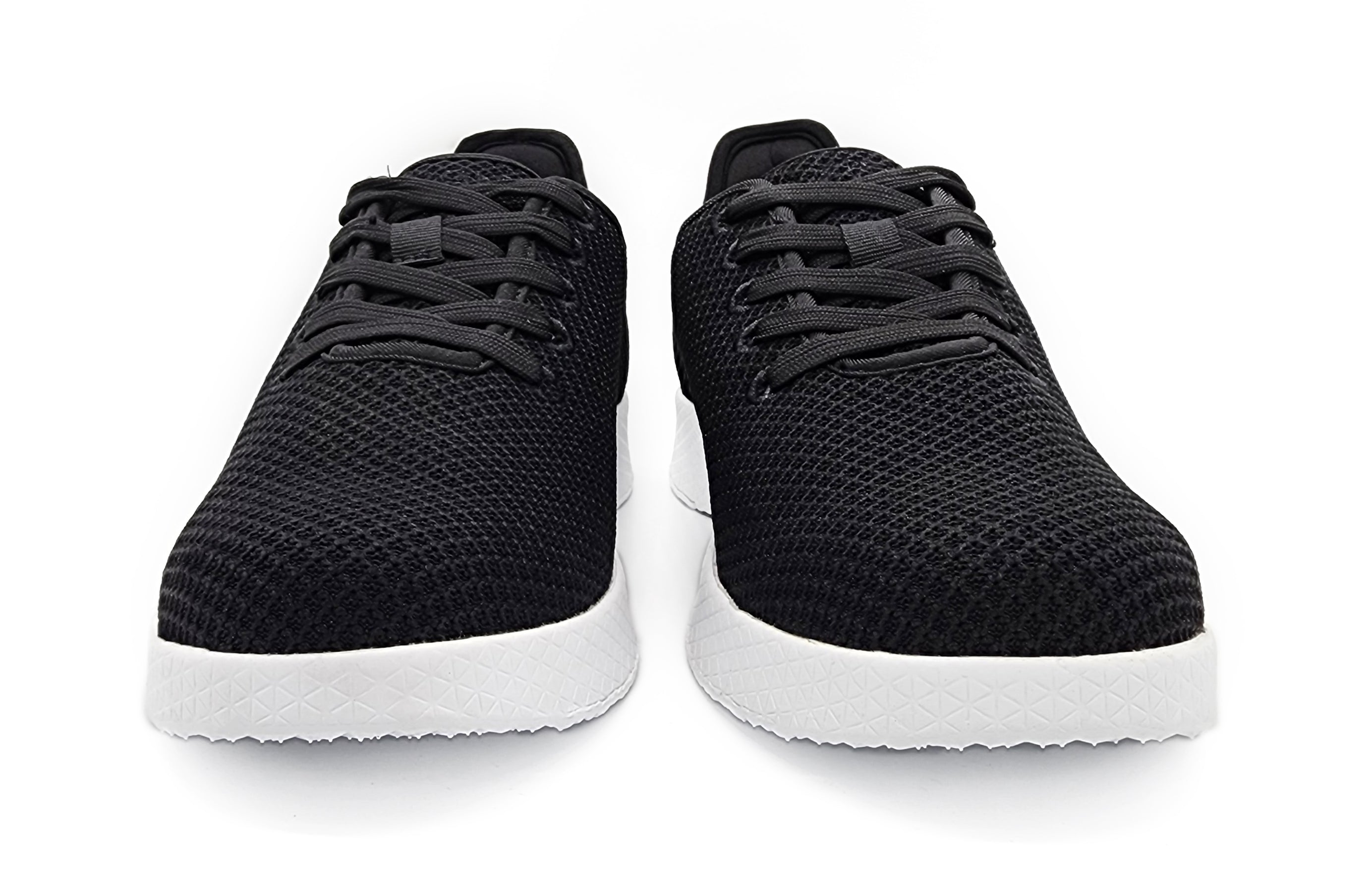 Axign River Lightweight Casual Orthotic Shoe - Black with White Sole