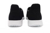 Axign River Lightweight Casual Orthotic Shoe - Black with White Sole