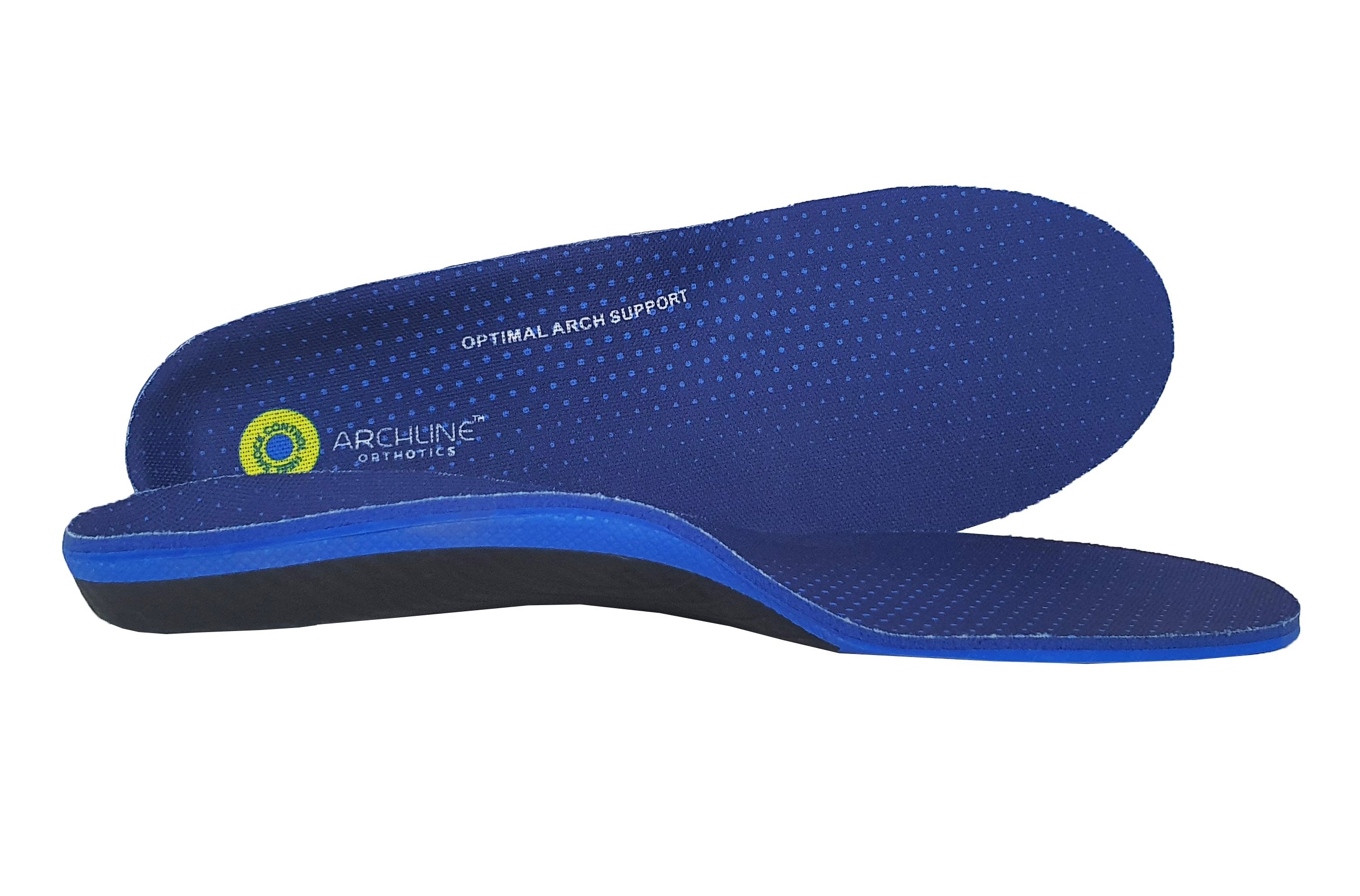 Archline Orthotic Insoles Active Full Length (Unisex) Plantar Fasciitis Foot Pain Relief
