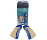Archline Orthotic Insoles Slimline 3/4 Length (Unisex) Plantar Fasciitis Foot Pain Relief