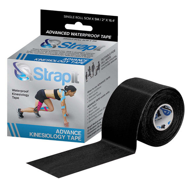 Strapit 50mm x 5m Advance KTAPE Black