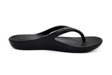 Archline Rebound Orthotic Thongs - Black