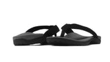 Axign Premium Orthotic Flip Flops Grey w/ Black Strap
