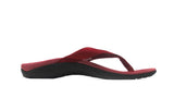 Axign Premium Orthotic Flip Flops Red