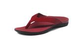 Axign Premium Orthotic Flip Flops Red
