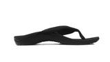 Axign Premium Orthotic Flip Flops Black