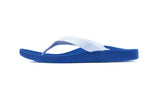 Archline Kids Orthotic Flip Flops Blue/White