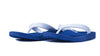 Archline Kids Orthotic Flip Flops Blue/White