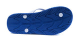Archline Kids Orthotic Flip Flops Blue/White