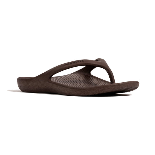 Archline Rebound Orthotic Thongs - BROWN