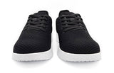 Axign River Lightweight Casual Orthotic Shoe - Black with White Sole