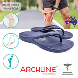 Archline Rebound Orthotic Thongs - NAVY by Archline – photo 1