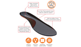 Archline Orthotic Insoles Balance Full Length (Unisex) Plantar Fasciitis Foot Pain Relief